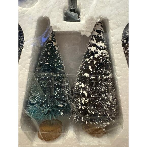 Department 56 Large Set Village Accessories Many Pieces Trees Lights Figurines - Picture 12 of 14